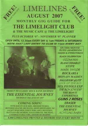 The Limelight Club. Please click for www.crewe-limelight.co.uk